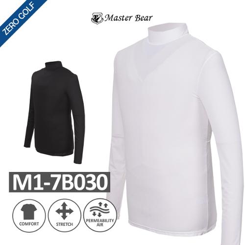 [MASTER BEAR] 마스터베어 아쿠아 하프넥 티셔츠 Model No_M1-7B030