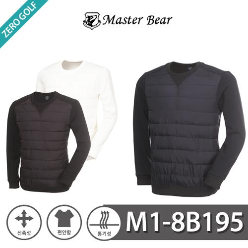 [MASTER BEAR]마스터베어 하프패턴 라운드셔츠 Model No_M1-8B195