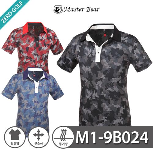 [MASTER BEAR] 마스터베어 밀리터리 카라 반팔티셔츠 Model No_M1-9B024