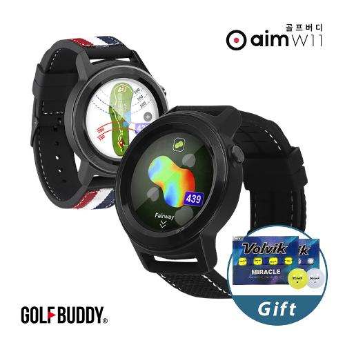 [골프버디] aim W11 워치형 골프 거리측정기