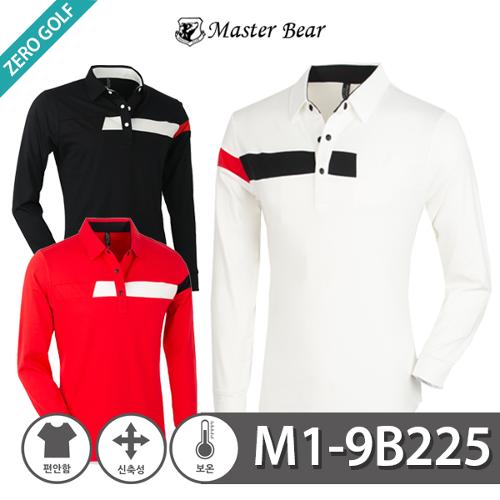 [MASTER BEAR] 신축성 컬러 기모 카라 티셔츠 Model No_M1-9B225