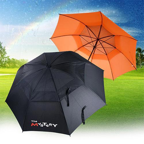 미스테리 이중방풍 골프 우산