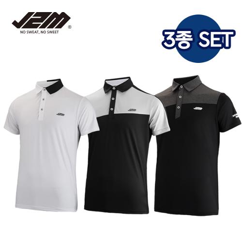 J2M 썸머젠틀맨 프리미어 골프 반팔티셔츠 3종세트