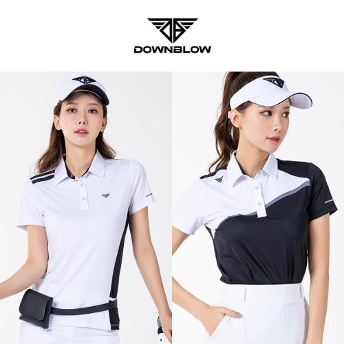 다운블로우 여성 기능성 골프 반팔티셔츠 5종 택1