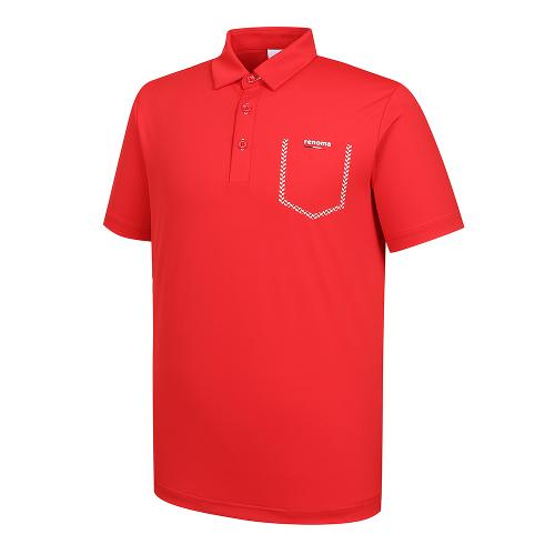 [레노마골프]남성 포켓 프린팅 카라 반팔 티셔츠 RMTYI2101-500_G