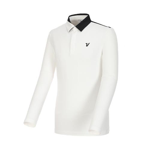 [볼빅골프웨어] 남성 골프  에리배색 포인트 티셔츠 VMTSL992_IV