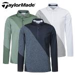 [골핑특가][테일러메이드] 사선배색 쟈가드 LS 남성 긴팔티셔츠