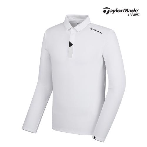 [테일러메이드]남성 배색 포인트 카라 티셔츠 TMTYJ3971-100