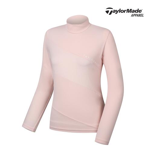 [테일러메이드]여성 사선 절개 하이넥 티셔츠 TWTHK5914-403