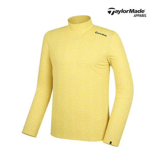 [테일러메이드]남성 패턴 하이넥 티셔츠 TMTHJ4977-830