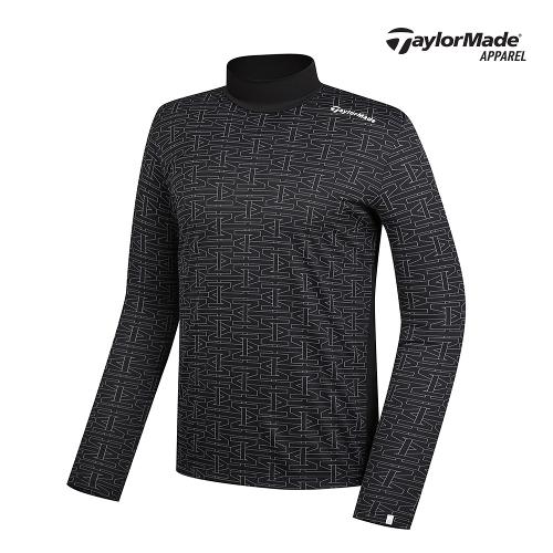 [테일러메이드]남성 패턴 하이넥 티셔츠 TMTHJ4977-199