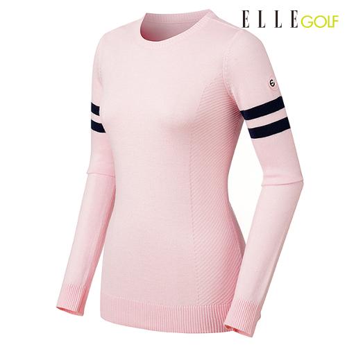 [ELLE GOLF] 여성 기본 라운드넥 스웨터 6H63301
