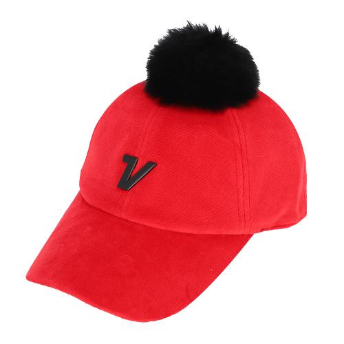 [볼빅골프웨어] 여성 골프 방울 기본 캡 모자 VLAPLB03_RE