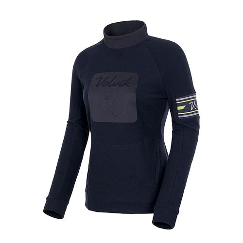 [볼빅골프웨어] 여성 골프 지퍼 포켓 로고 티셔츠 VLTSIA03_NA