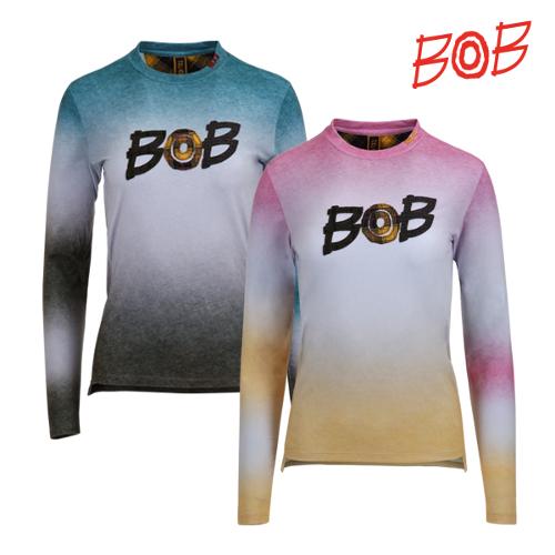 BOB/비오비 골프 여성 그라데이션 라운드 라운드 티셔츠 - GBF2TR510