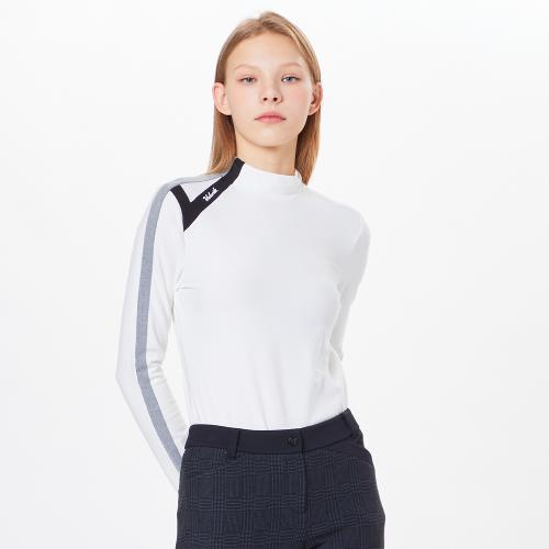 [볼빅골프웨어] 여성 골프 기모 하이넥 티셔츠 VLTSLA91_IV