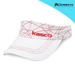 [카스코 정품] KSC-008K 스티치 패턴 썬캡 골프 캡모자