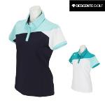 데상트 골프 여성 COOLIST D-TEC 반팔 폴로 셔츠 DGWNJA21 DESCENTE GOLF 일본정품