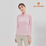 [올포유] [모델착장]22SS 여성 냉감 스포티 반집업 티셔츠 AWTHL2291-403_G