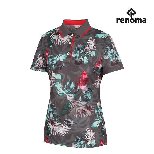 [레노마골프] 여성 패턴 카라 반팔 티셔츠 RWTPH6133-195_G