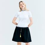[헨리스튜어트] 골프 여성용 레이스 반팔 티셔츠 화이트