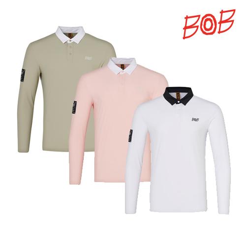BOB/비오비 골프 남성 컬러블록 티셔츠 - GCS1TL740