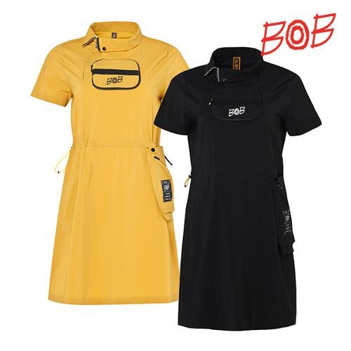 BOB/비오비 골프 여성 변형 셔츠 에리 스트레치 원피스 - GCS2TE590