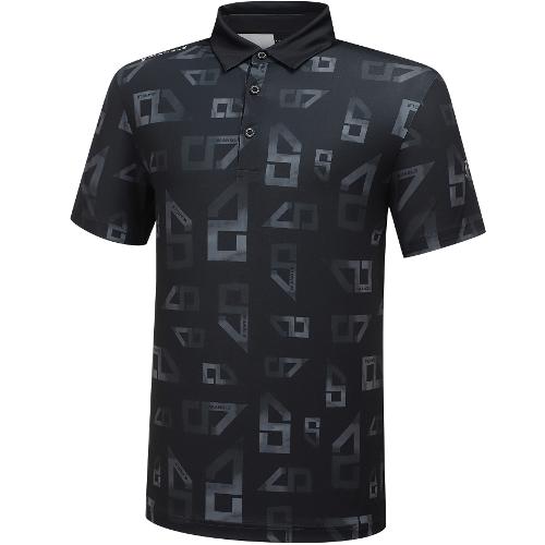 [W.ANGLE] 남성 H올오버 패턴 반팔 티셔츠_WMM21223Z1
