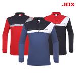 JDX 남성 사선 절개 카라티셔츠 X1RFTLM02