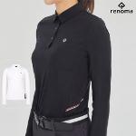 레노마골프 여성 골프 가을 사이드 배색 티셔츠 K7152