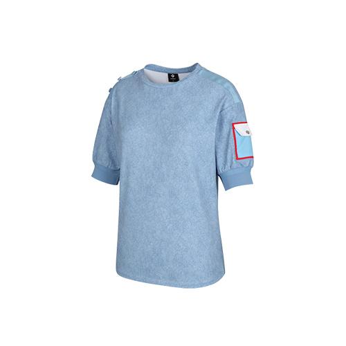 [레노마골프]여성 포켓 라운드넥 티셔츠 RWTRJ6171-905