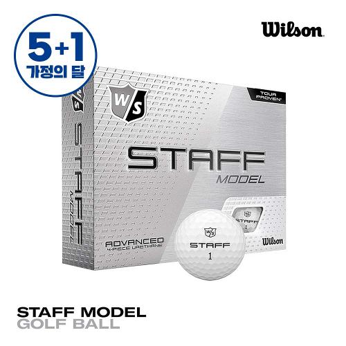 [골프선물세트 5+1][윌슨정품] Wilson 스태프 모델 STAFF MODEL 4피스 골프볼