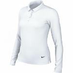 나이키골프 여성용 긴팔 티셔츠 PK카라티 기능성 골프웨어 화이트 DH2316