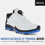 [에코코리아정품]2022 에코 바이옴 G3 엑스-텐사 보아(BIOM X-TENSA BOA) 골프화[화이트/블랙][131834-51227][남성용]